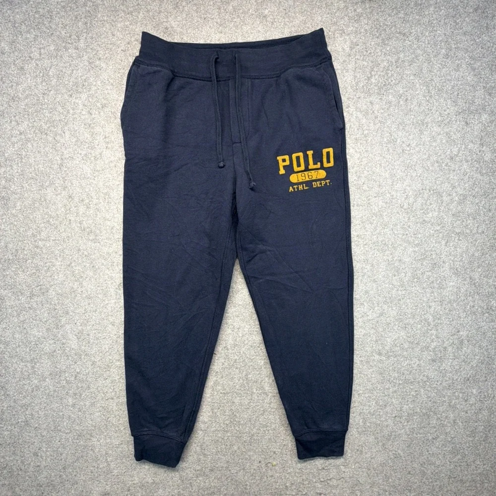 Polo Ralph Lauren Men's Fleece Sweatpants Medium Navy Blue